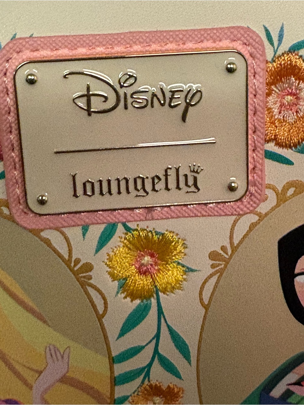 Loungefly Disney Princess Floral Mini Backpack - Pink & Cream - Picture 3 of 7